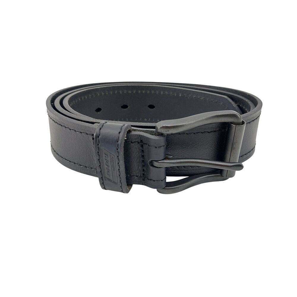 Dickies Black Men's Leather Belt Size 36 Workwear Streetwear